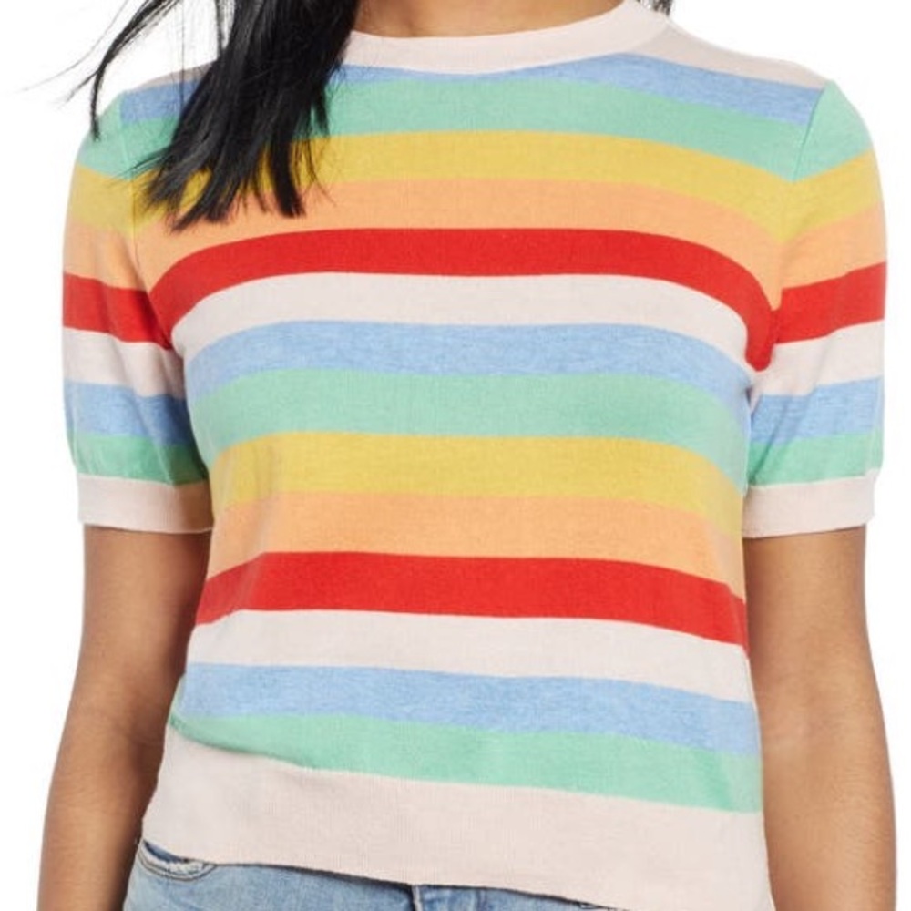 🌈 BP. Rainbow Stripe Sweater 🌈